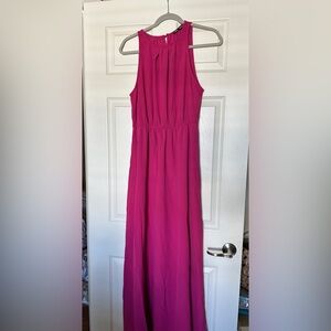 Pink long dress